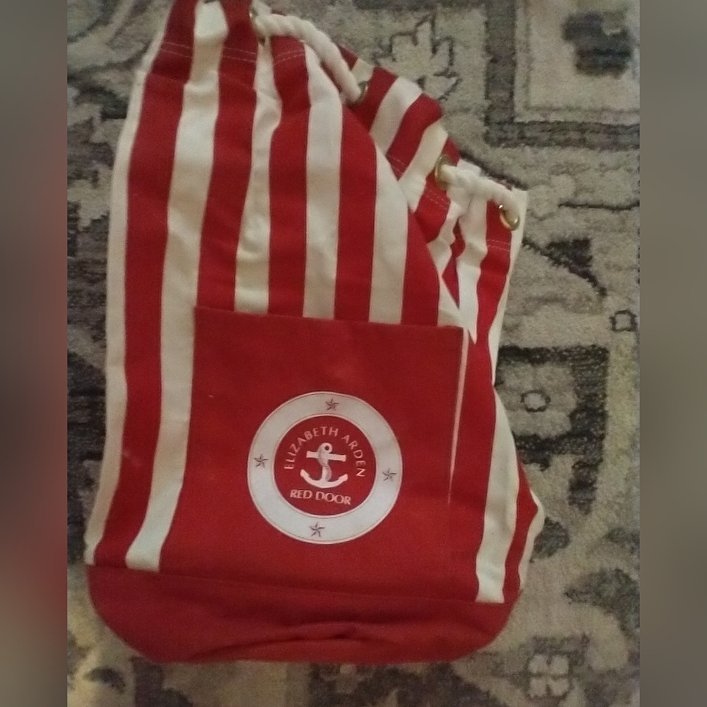 Elizabeth Arden Drawstring Bag Vintage